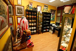 Interior tienda Memorafootball