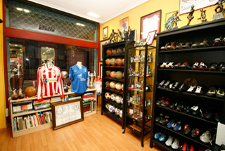 Interior tienda Memorafootball