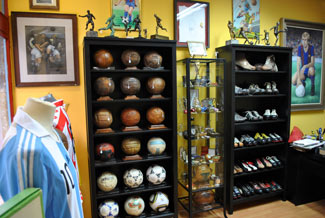 Interior tienda Memorafootball