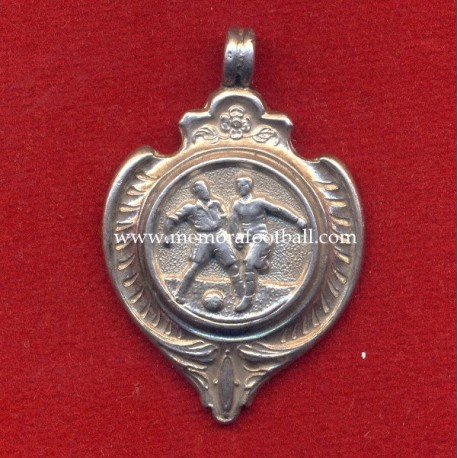 Sterling Silver Football Medal, England circa 1920