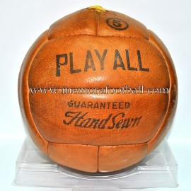 Balón "PLAY ALL" 12 paneles 1950s Reino Unido