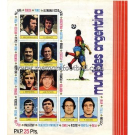 "Mundiales Argentina" Ediciones FHER 1978