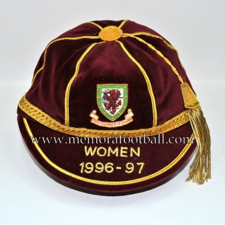 1996-97 Wales Womens Football International cap 