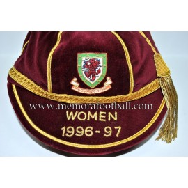 1996-97 Wales Womens Football cap 