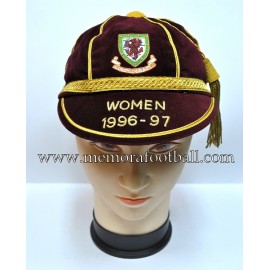 1996-97 Wales Womens Football cap 