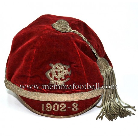 1902-3 P.R.F.C Velvet Rugby / Football cap