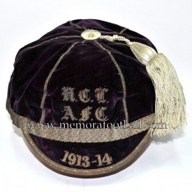 1913-14 N.C.T. A.F.C  Rugby / Football cap