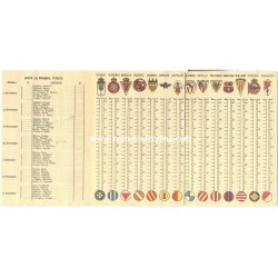 Spanish League 1ª Division 1944-1945 football calendar