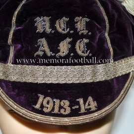 1913-14 N.C.T. A.F.C  Rugby / Football cap