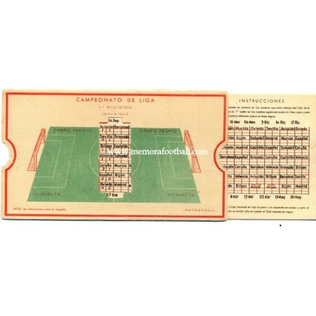 Calendario Liga 1ª División 19441945