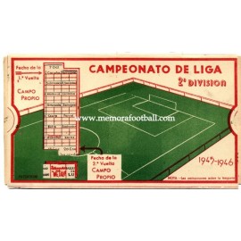 Spanish League 1ª Division 1945-1946 football calendar