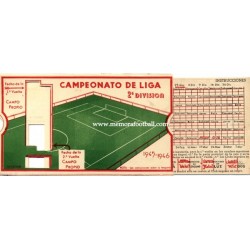 Spanish League 1ª Division 1945-1946 football calendar