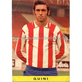 Tarjeta "QUINI" Sporting de Gijón 1972 