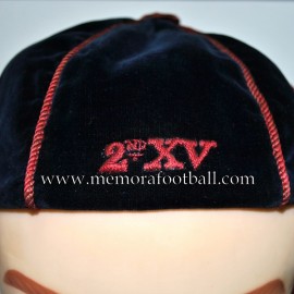 B.M.S football / rugby bonnet c.1900