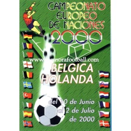 Spanish publicity football calendar Euro 2000