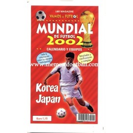 Spanish football calendar FIFA World Cup 2002