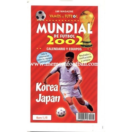 Spanish football calendar FIFA World Cup 2002