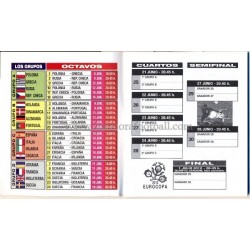 Spanish publicity football calendar UEFA Euro 2012