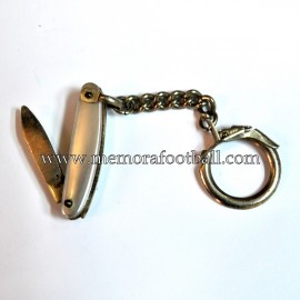 Real Madrid CF Keychain with small knife 1960-70s