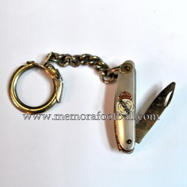 Real Madrid CF Keychain with small knife 1960-70s