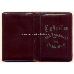1950s Club Atlético San Lorenzo de Almagro (Argentina) membership card