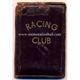 1957 Racing Club (Argentina) membership card