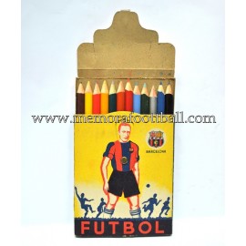 Lápices de colores del CF Barcelona 1940s