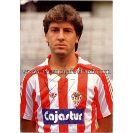 "EMILIO" Sporting de Gijón 1980s card