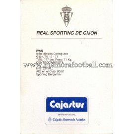 "TATI" Sporting de Gijón 1990s card