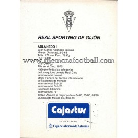 Tarjeta Publicitaria de "ABLANEDO" 1990s 