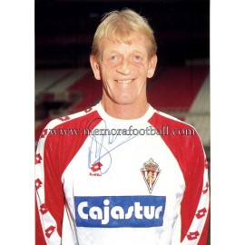 "BERT JACOBS" Sporting de Gijón 1990s card