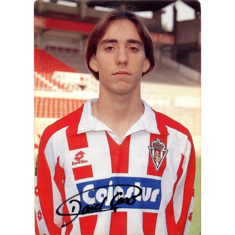 "DAVID CANO" Sporting de Gijón 1990s card