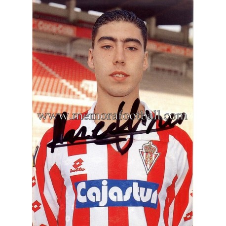 "MARCELINO" Sporting de Gijón 1990s card