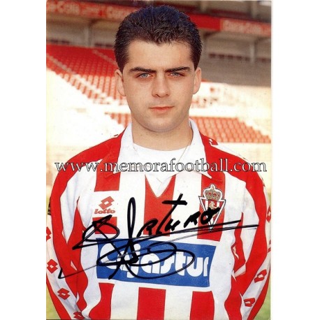 "ARTURO" Sporting de Gijón 1990s card