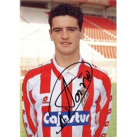 "CASTAÑO" Sporting de Gijón 1990s card