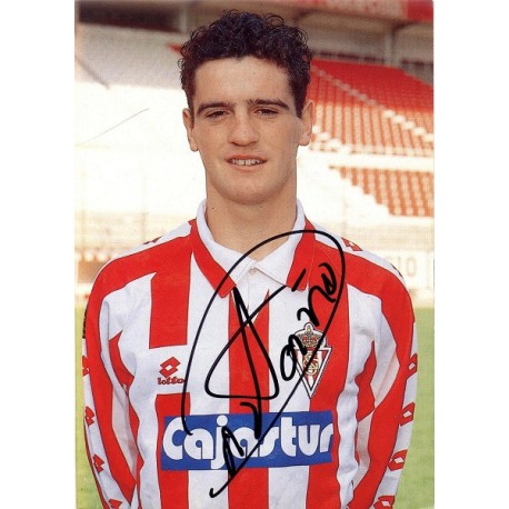 "CASTAÑO" Sporting de Gijón 1990s card