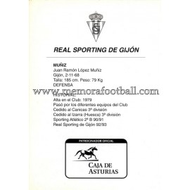 Tarjeta Publicitaria de "MUÑIZ" 1990s 