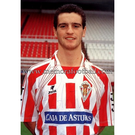 "CASTAÑO" Sporting de Gijón 1990s card