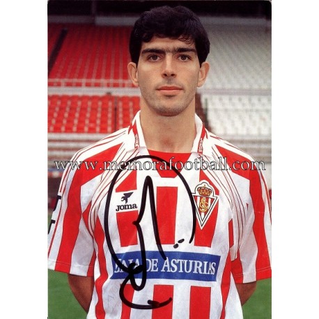 "MUÑIZ" Sporting de Gijón 1990s card