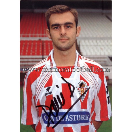 "DANI DIAZ" Sporting de Gijón 1990s card