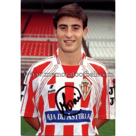 "MORÁN" Sporting de Gijón 1990s card