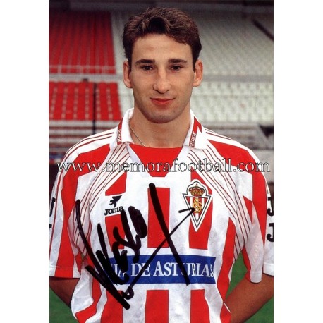 "VELASCO" Sporting de Gijón 1990s card