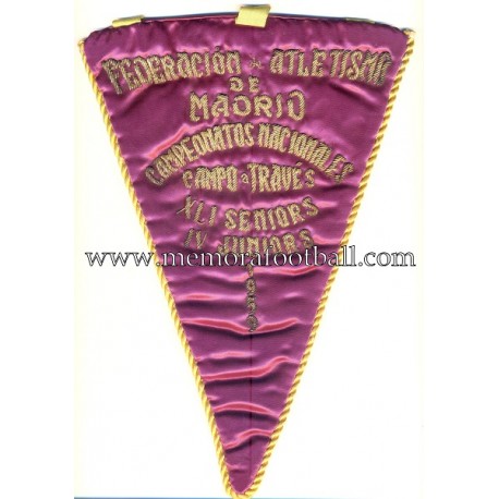 Banderín de la Federación de Atletismo de Madrid 1959 