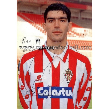 "MUÑIZ" Sporting de Gijón 1990s card