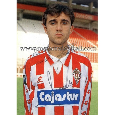 "JUANELE" Sporting de Gijón 1990s card