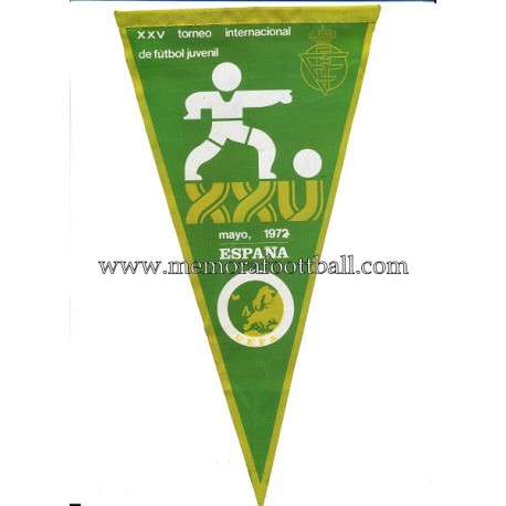 UEFA Youth European Cup Spain 1972 pennant