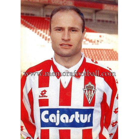 "LUIS SIERRA" Sporting de Gijón 1990s card