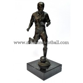 A spelter figure of a footballer 1920-30 Germany 