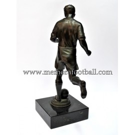 A spelter figure of a footballer 1920-30 Germany 