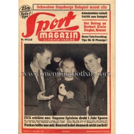 SPORT MAGAZIN nº49 06 Diciembre 1956, Ferenc Puskas